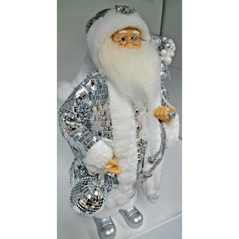 RAZ Imports 18" Bedazzled Disco Retro Santa 4515538 - Picture 2 of 4